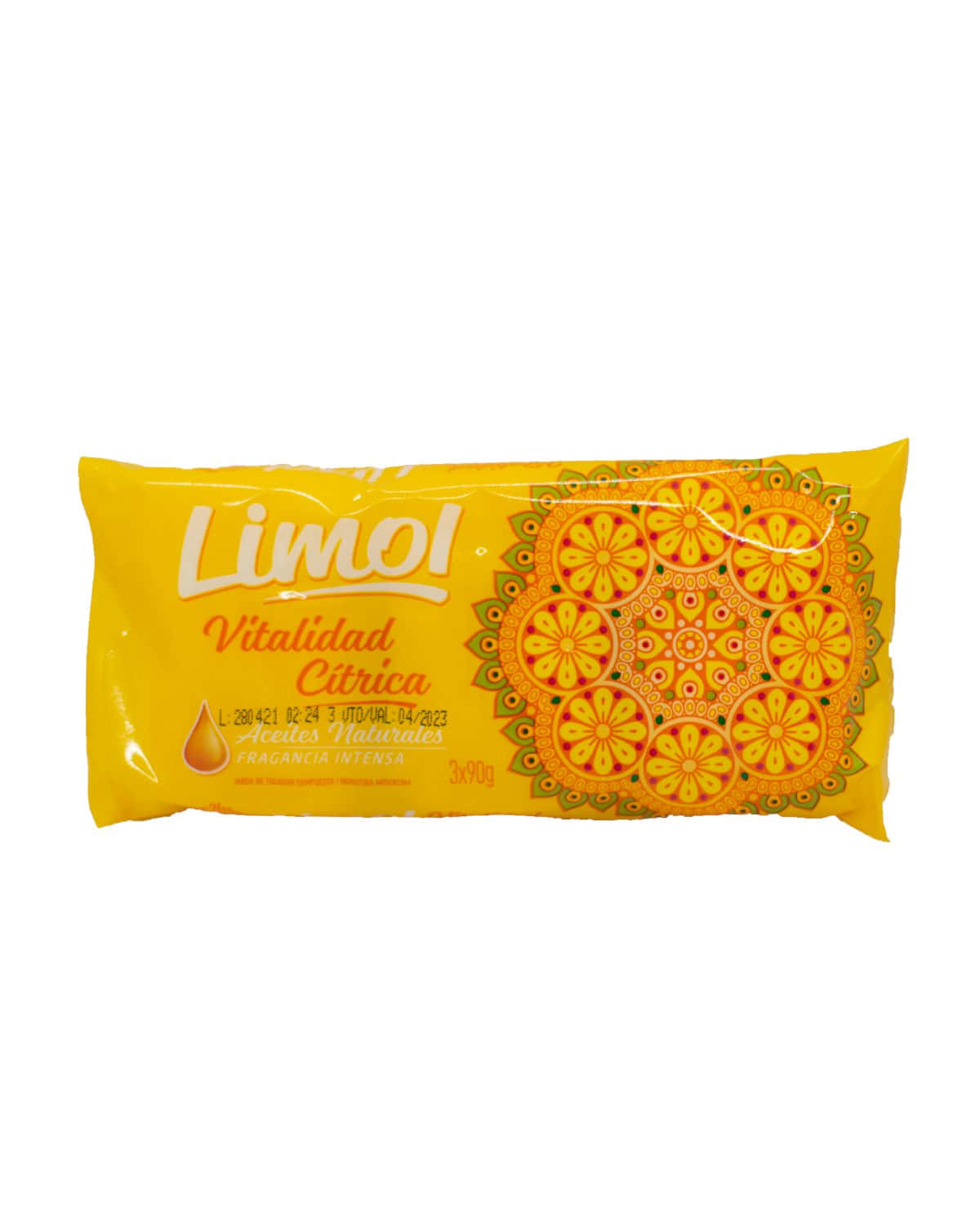 Jabón de Tocador Limol Vitalidad Cítrica 3 x 90 Gr